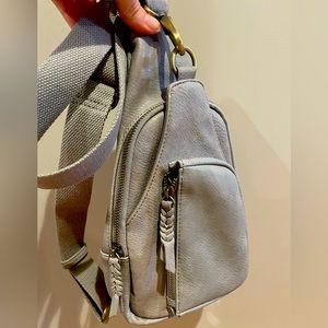 Grey Crossbody Bag